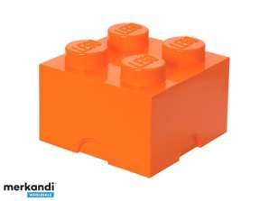 Кубик для хранения LEGO 4 ОРАНЖЕВЫЙ (40031760)