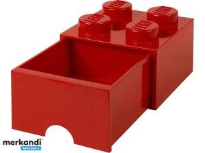 LEGO opbevaringsklodsskuffe 4 RØD (40051730)