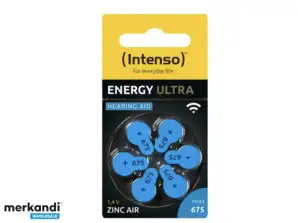 Intenso Energy Ultra 675 PR44 Button Cell for Hearing Aids 7504446
