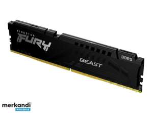 Kingston Fury Beast 16GB 5200 MHz DDR5 DIMM Black KF552C36BBE 16