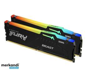 Kingston Fury Beast RGB 2x8GB DDR5 5200MT/s CL36 DIMM KF552C36BBEAK2 16