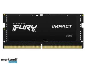 Kingston Fury Impact Sort 16GB DDR5 5600MT/s CL40 SODIMM KF556S40IB-16
