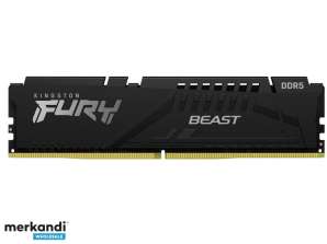Kingston Fury Beast Zwart 32GB DDR5 6000MT/s CL36 DIMM KF560C36BBE-32