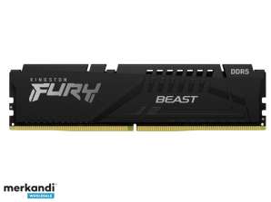 Kingston Fury Beast musta 32GB DDR5 6000MT/s CL40 DIMM KF560C40BB-32