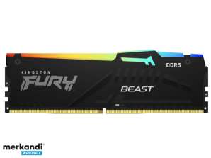 Kingston Fury Beast 32 ГБ DDR5 6000 МТ/с CL40 DIMM KF560C40BBA-32