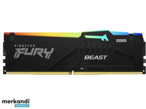 Kingston Fury Beast komplekts 2 x 32GB DDR5 6000MT/s CL36 DIMM KF560C36BBEAK2-64