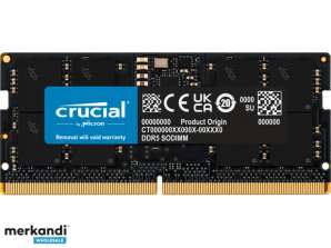 Crucial CT16G48C40S5 1 x 16 GB DDR5 4800 MHz 262-nastainen SO DIMM CT16G48C40S5