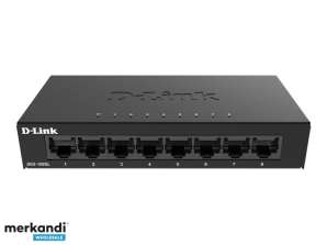 D-Link 8-poorts onbeheerde switch DGS-108GL/E