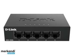 D-Link Switch de desktop não gerenciado Gigabit de 5 portas DGS-105GL/E