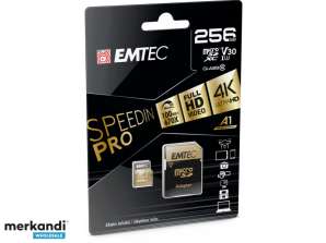 Emtec MicroSDXC 256GB SpeedIN PRO CL10 100MB/с FullHD 4K UltraHD