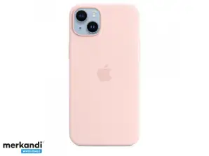 Custodia in silicone Apple iPhone 14 Plus con MagSafe Gesso Rosa MPT73ZM / A
