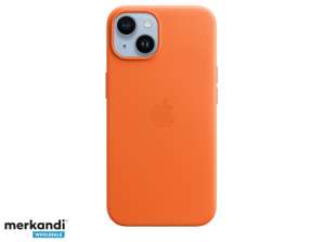 Apple iPhone 14 nahkakotelo, jossa MagSafe Orange MPP83ZM/A