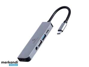 CableXpert USB Type-C Multi-Port Adapter - A-CM-COMBO5-02