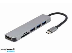 CableXpert Multi Port Adapteris USB Tipo A-CM-COMBO6-02