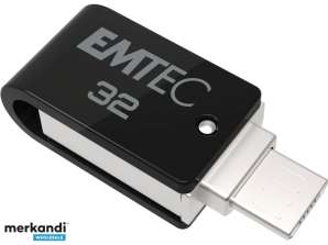 USB FlashDrive 32GB Emtec Mobile & Du-te Dual USB2.0 - microUSB T260