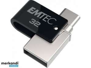 USB флаш устройство 32GB Emtec Mobile & Go Dual USB3.2 - USB-C T260