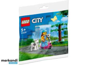 LEGO City polytaske Citysæt med hundepark og løbehjul i polytaske 30639