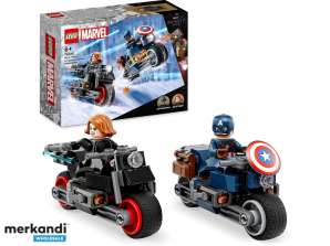 Супергерой LEGO Marvel Черная вдова и Капитан Америка 76260