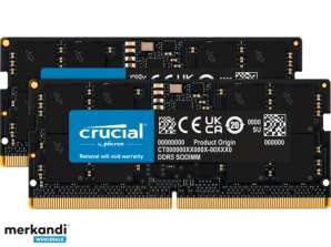 Crucial DDR5 32 ГБ, 2x16 ГБ, 4800 МГц, 262-контактный разъем SO DIMM CT2K16G48C40S5
