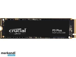 Crucial P3 Plus SSD 4 Tt:n M.2 NVMe PCIe CT4000P3PSSD8