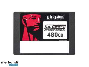 Kingston DC600M 480G blandet bruk 2,5-tommers SATA SSD for bedrifter SEDC600M/480G
