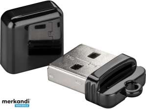 Goobay 38656 MicroSD / SDHC čitač kartica Crni USB 2.0 38656