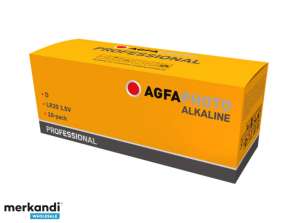 AgfaPhoto Professional LR20 Mono D Batteria Alcalina Manganese 1.5 V 10 Pack