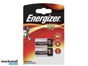 Energizer 123 Baterija fotoaparata CR17345 2 kosa.