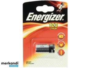 Energizer CR123 litium 1 kpl.