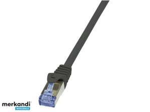 Câble de raccordement LogiLink Cat6a 1m S/FTP RJ 45 CQ3033S