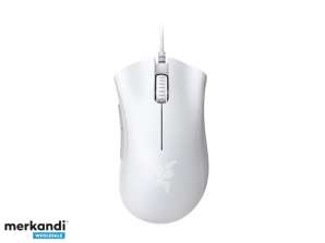Razer DeathAdder Wired Gaming Mouse para a mão direita Branco RZ01 03850200 R3M1
