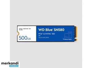 WD zils SN580 SSD 500GB M.2 4000MB/s WDS500G3B0E