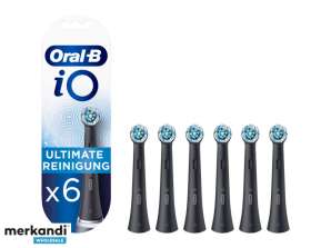 Oral B iO Ultimate Cleaning 6 šepečiai juodi 418184