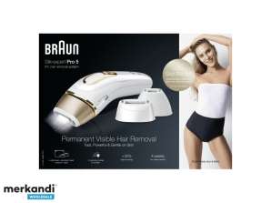 Braun Silk expert Pro 5 Or/Blanc PL5243