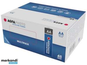 AGFAPHOTO Napájanie batérie Alkalický Mignon AA Multipack 48 Pack