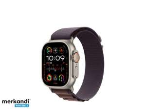 Apple Watch Ultra2 Titanyum 49mm GPS Hücresi. Alp Döngüsü İndigo S MREK3FD/A