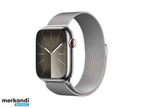 Apple Watch S9 Steel 45mm GPS Cellular Silver Milanese Loop MRMQ3QF/A