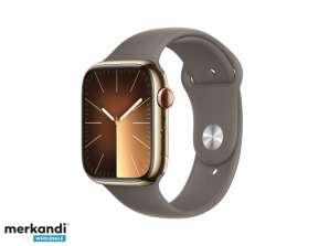 Apple Watch S9 стомана 45 мм GPS клетъчно злато спортна лента глина S / M MRMR3QF / A