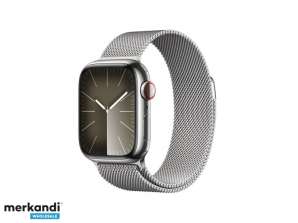 Apple Watch S9 41mm Çelik GPS Hücresel Gümüş Milanese Loop MRJ43QF/A