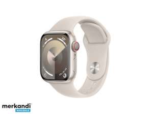 Apple Watch S9 hliníkový 41 mm GPS článok. Športové pásmo Starlight S/M MRHN3QF/A