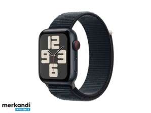 Apple Watch SE Alüminyum GPS Hücresel 44 mm Gece Yarısı Spor Döngüsü MRHC3QF/A