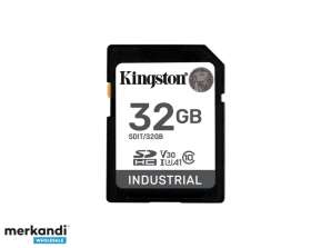 Kingston SD Card 32GB SDHC Industrial 40C to 85C C10 SDIT/32GB