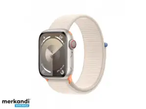 Apple Watch Series9 -alumiininen GPS-kenno. 41mm Starlight Sport Loop MRHQ3QF/A