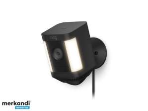 Amazon Ring Spotlight Cam Plus vtič v črni barvi 8SH1S2 BEU0
