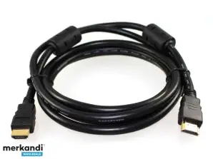 HDMI de mare viteză, Ethernet prin cablu, FULL HD Ferite de bază (20,0 metri)