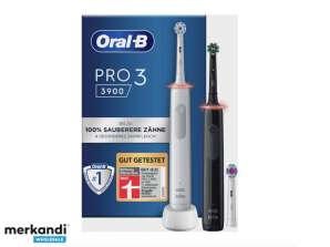 Oral B Pro 3 3900 Black/White with 2nd handpiece 760765
