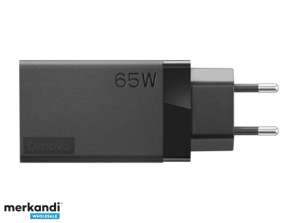 Adaptador de corriente de viaje Lenovo USB C de 65 vatios negro 40AW0065WW