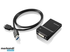 A Lenovo USB 3.0 – DVI/VGA kijelző hálózati adapter 0B47072