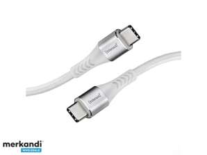 Câble USB Intenso C315C 1.5m 60W Nylon Blanc 7901002