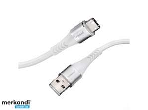 Intenso USB kabelis A315C 1.5m nailoninė balta 7901102